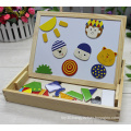 Multi Function Kids Wooden Tabletop Magnet Easel Box